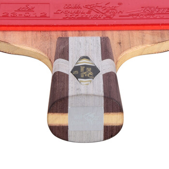 双鱼乒乓球拍直拍 9星九星纯木球拍双面反胶 9D-E 短柄 附拍套 双鱼乒乓球拍直拍 9星九星纯木球拍双面反胶 9D-E 短柄 附拍套