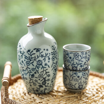 付け染めう(青花瓷酒壶） 青花酒壶- 京东