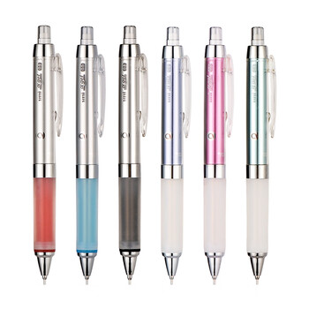 uni三菱（uni）0.5自动铅笔 软胶笔握 铅芯自动旋转 学生活动铅笔 M5-858GG 贵族粉