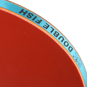 双鱼（DOUBLE FISH）乒乓球拍初学者训练高弹耐打成人学生乒乓拍026A直拍双拍 附3只球