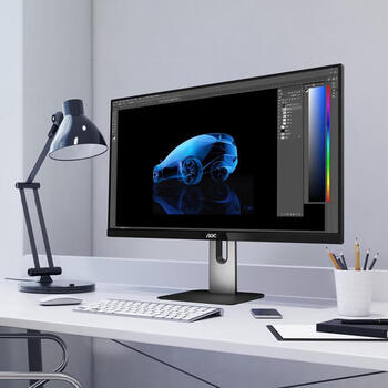 AOC 显示器 U27P1U  3840×2160 60Hz 27英寸 DP;HDMI;USB 平面 IPS 1台/台 台