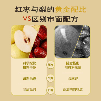 豫园老城隍庙180克原味秋梨膏(12条装) 0添加剂红枣冲饮雪梨膏上海