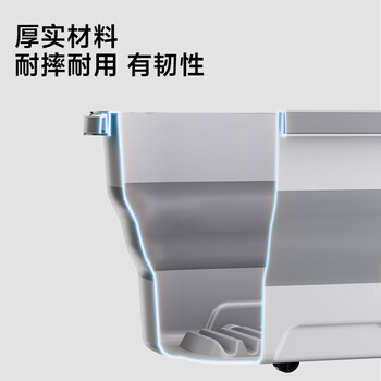 五月花可折叠拖把桶17L水桶带轮子拖地神器配件大容量更百搭