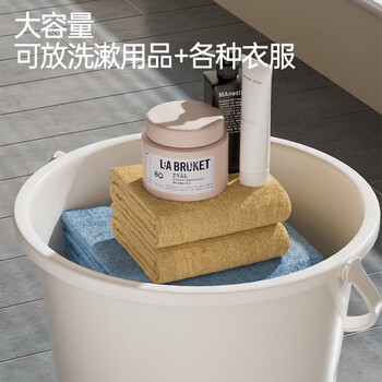 本迪30L超大号水桶加厚手提洗车储水桶宿舍洗衣桶拖把桶泡脚洗脚桶