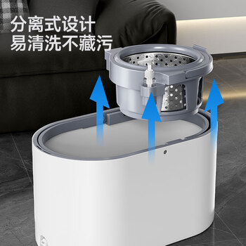 五月花旋转拖把2拖布家用一拖净免手洗2025省力带桶拖地神器