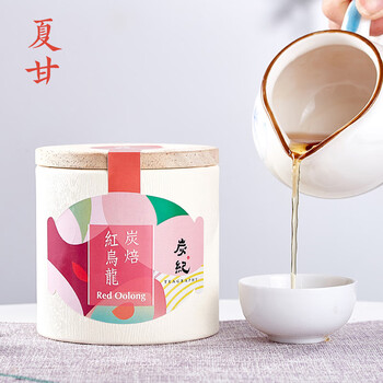 炭纪(teagraphy)冻顶乌龙茶炭索四季茶叙中国台湾原装进口特级200g礼盒送礼 炭纪(teagraphy)冻顶乌龙茶炭索四季茶叙中国台湾原装进口特级200g礼盒送礼