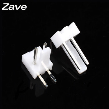 ZAVE KF2510直针弯针胶壳2.54mm间距 2P 胶壳 （50只）