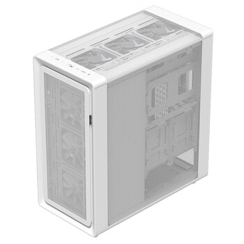 爱国者（aigo）扶摇 千里 壹号白色 MESH网孔台式机电脑主机箱 支持360水冷/ATX主板/风道机箱/六面网孔散热
