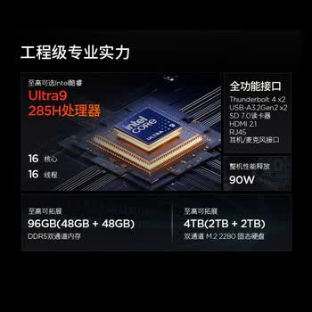 ThinkPadP16v AIPC 联想高性能设计师工作站 酷睿Ultra7 32G 1TB RTX Pro 500 商务笔记本