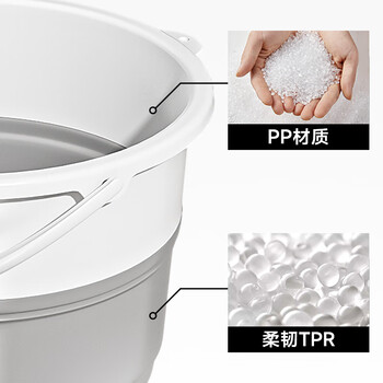 五月花折叠水桶17L便携式宿舍洗衣桶可户外旅行便携水桶洗车