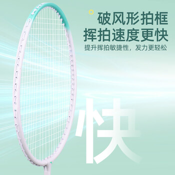 安踏(ANTA)羽毛球拍对拍铝合金深凹槽超轻耐打训练成人儿童学生羽拍621-3 安踏(ANTA)羽毛球拍对拍铝合金深凹槽超轻耐打训练成人儿童学生羽拍621-3