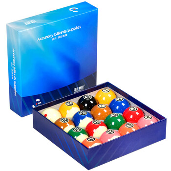 准度赛级台球子英式斯诺克国标台球子水晶球台球桌配件用品8A黑金刚