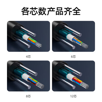 烽火天橙GYXTW国标室外单模光缆中心束管铠装12芯光缆通信光纤光缆户外光纤线地埋管道室外架空光缆