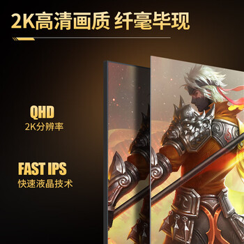 攀升 27英寸 2K 165Hz高刷新率 游戏电竞液晶显示器（HDMI+DP）