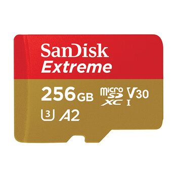 闪迪(SanDisk)256GB TF(MicroSD)内存卡 4K极速金卡A2 V30 U3行车记录仪 运动相机无人机 监控存储卡 读190MB/s 闪迪(SanDisk)256GB TF(MicroSD)内存卡 4K极速金卡A2 V30 U3行车记录仪 运动相机无人机 监控存储卡 读190MB/s
