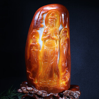 和田玉观音摆件型号规格- 京东