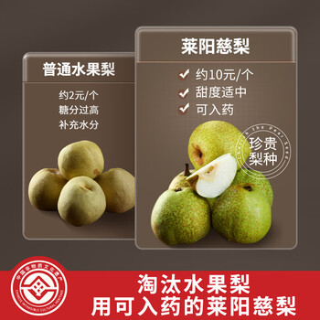 丙田 莱阳慈梨膏158g 0添加纯梨膏雪梨膏 非遗秋梨膏儿童冲水婴儿老人