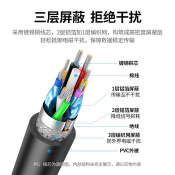 绿联USB3.0打印机方口数据连接线 AM/BM 显示器上行线硬盘盒线适用惠普佳能爱普生戴尔打印线1米30753