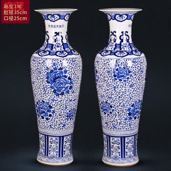 景德镇青花瓶型号规格- 京东