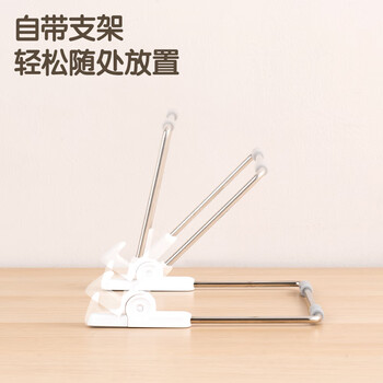 得力（deli）228*305mm桌面手持小白板 可擦写单面写字板 磁性家用教学小黑板记事备忘提示留言板开学礼物蓝