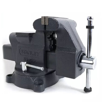 史丹利（STANLEY）MaxSteel重型台虎钳8英寸多功能维修固定夹持钳83-132-2-23C