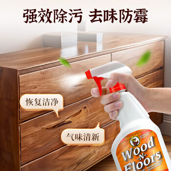 豪德（HOWARD）美国进口木地板清洁剂1L 家用木质家具翻新清洗剂地面拖地清洗液