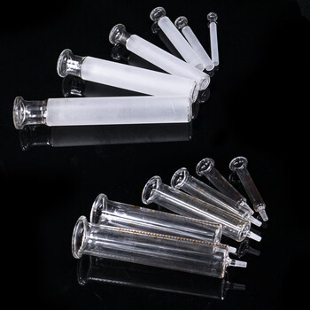 海斯迪克 玻璃注射器针管进样器灌药器 实验室针筒无针头 5ml(5个/包) HKCX-32