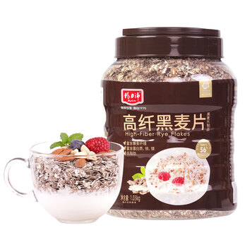 精力沛高纤黑麦片1030g/罐 营养低脂肪高蛋白代餐健身即食燕麦无加蔗糖 精力沛高纤黑麦片1030g/罐 营养低脂肪高蛋白代餐健身即食燕麦无加蔗糖