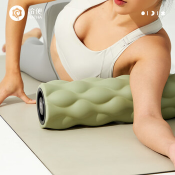 哈他专业泡沫轴肌肉放松滚轴瑜伽柱泡沫滚轴健身瑜伽狼牙棒按摩棒