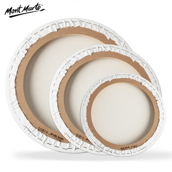 蒙玛特(Mont Marte)油画框圆形直径30cm 丙烯油画颜料学生画画工具棉布油画布板套装 美术油画布框CMRD0030美术写生 蒙玛特(Mont Marte)油画框圆形直径30cm 丙烯油画颜料学生画画工具棉布油画布板套装 美术油画布框CMRD0030美术写生