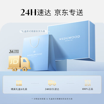 Wedgwood[11.11保价]意大利浮雕马克杯套装骨瓷对杯咖啡杯茶杯2个下午茶