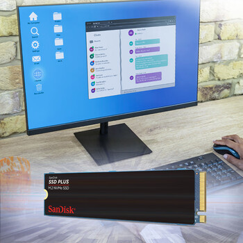 闪迪(SanDisk)500GB SSD固态硬盘2400MB/s读速PLUS性能加强版M.2接口TLC高速NVMe协议PCIe3.0笔记本电脑扩容2280 闪迪(SanDisk)500GB SSD固态硬盘2400MB/s读速PLUS性能加强版M.2接口TLC高速NVMe协议PCIe3.0笔记本电脑扩容2280