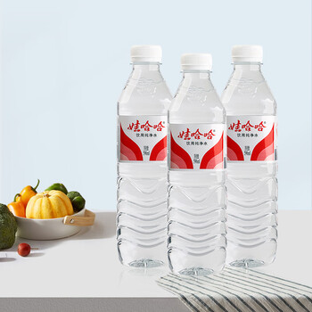 娃哈哈纯净水饮用水企业开会用水 整箱水596mL*24瓶 会议接待出游