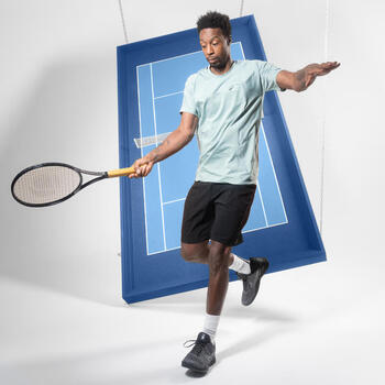 迪卡侬网球服短袖速干仙踪绿(圆领)S/170-4690991 迪卡侬网球服短袖速干仙踪绿(圆领)S/170-4690991