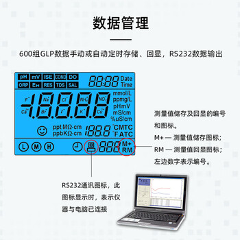 SANXIN APERA三信台式仪MP516极谱型台式溶解氧测量仪器 MP516（实验室溶解氧测量仪）