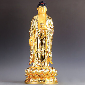 西方三圣铜像图片- 京东