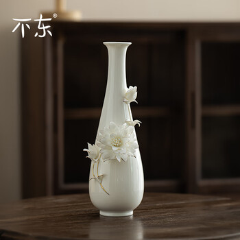 手捏陶瓷花瓶- 京东
