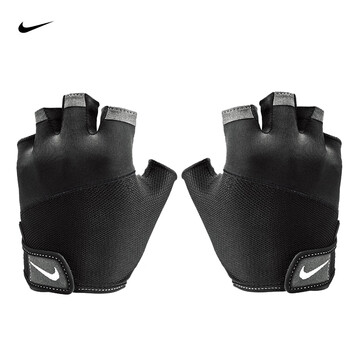 耐克（NIKE）运动健身手套女骑行半指撸铁防滑哑铃训练锻炼防护NLGD2010S码