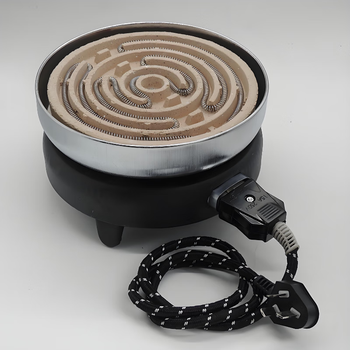 化科实验室加热电炉电热丝炉盘双层加厚 取暖电炉子煮茶陶炉 300W炉丝（2根）