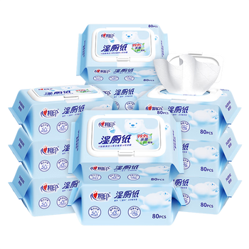 心相印湿厕纸云熊系列80片*12包装 湿巾 可杀菌 搭配卷纸使用随机包装 心相印湿厕纸云熊系列80片*12包装 湿巾 可杀菌 搭配卷纸使用随机包装
