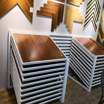 木地板展架强化实木地板推拉展示架躺架石材墙砖瓷砖展架陶瓷展柜