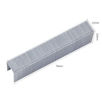得力（deli）23/23高强度订书针 办公用品1000枚/盒 5盒装 可订210页 P00014
