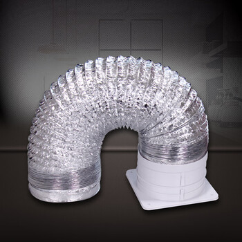 油烟机排烟管加厚家用厨房浴霸排气管铝箔管抽油烟机管道管子烟管 180