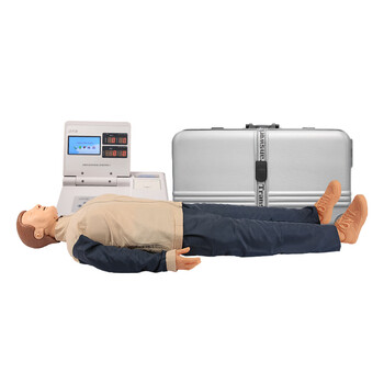 勤良高级心肺复苏训练模拟人全身CPR人工呼吸急救训练模型假人 训练实战考核 液晶彩屏显示QL/CPR590S