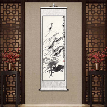 齐白石虾图价格报价行情- 京东