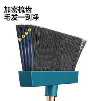 五月花扫把簸箕两件套家用旋转扫地扫帚可直立收纳带梳齿YZ-YS316