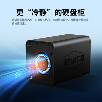 铁威马（TerraMaster）D2-320 双盘RAID磁盘 阵列盒 阵列柜 Type-c硬盘盒（USB3.2 Gen2 10Gbps）