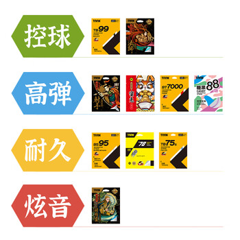 TAAN泰昂羽毛线专业训练线糖果88两条装白色+浅粉色