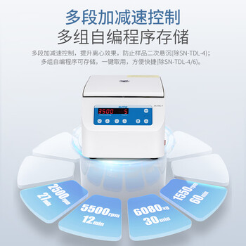尚仪台式低速离心机离心工业大容量数显实验室低速美容定时血清血液分离机SN-TDL-4 尚仪台式低速离心机离心工业大容量数显实验室低速美容定时血清血液分离机SN-TDL-4
