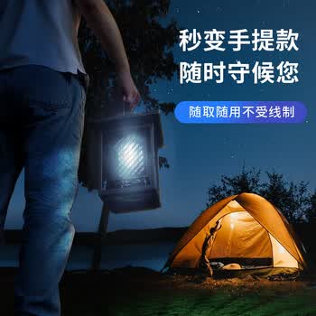 灯下户外太阳能灭蚊灯商用室外苍蝇电蚊神器杀虫【黑色】DC1插地款